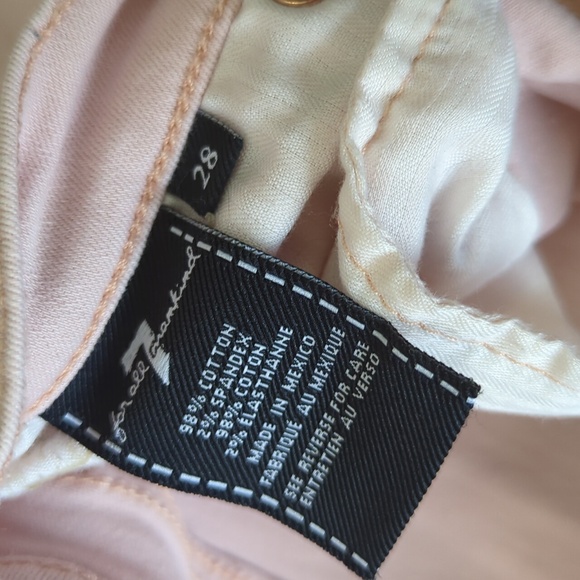 7 For All Mankind Light Pink Jeans - Picture 3 of 11